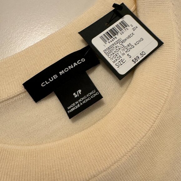 Club Monaco Essential Crewneck Sweater - Picture 2 of 3